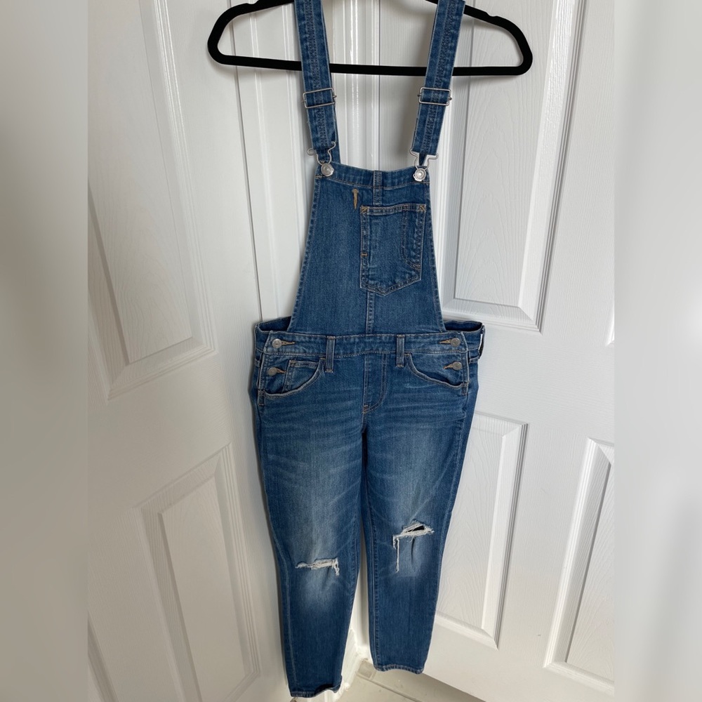 Levis Blue Denim Overalls Small (Used)